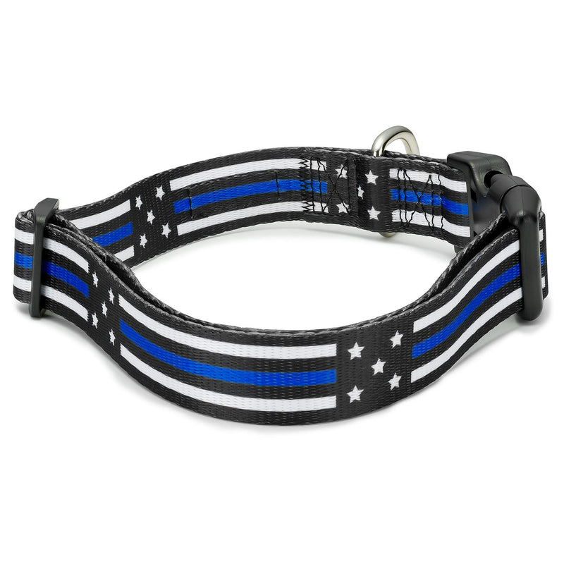 [Australia] - Thin Blue Line Dog Collar Large 