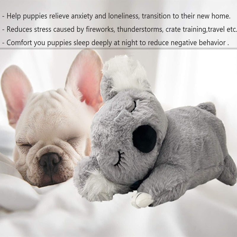 PULEIDI Heartbeat Puppy Toy - Puppy Behavioral Training Aid Toy for Anxiety Relief, Comfort Sleep Toys with Automatic Timing Heart Beat for Puppy Dogs Koala - PawsPlanet Australia