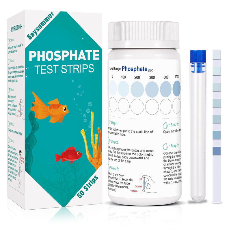 Phosphate Test Kit & 9 in 1 Aquarium Test Strips - PawsPlanet Australia