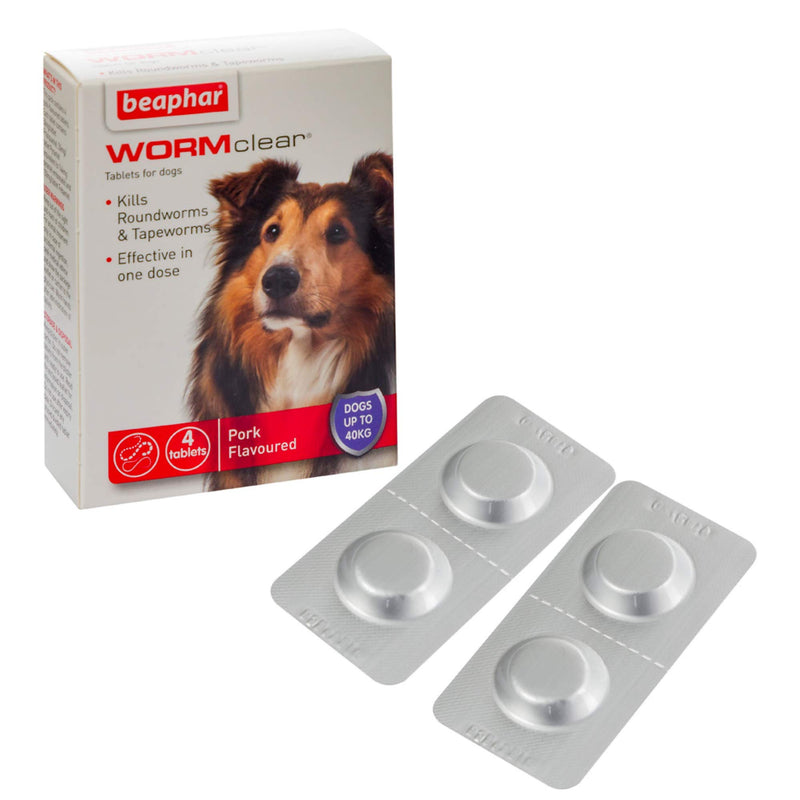 Beaphar WORMclear Tablets for Large Dogs - PawsPlanet Australia