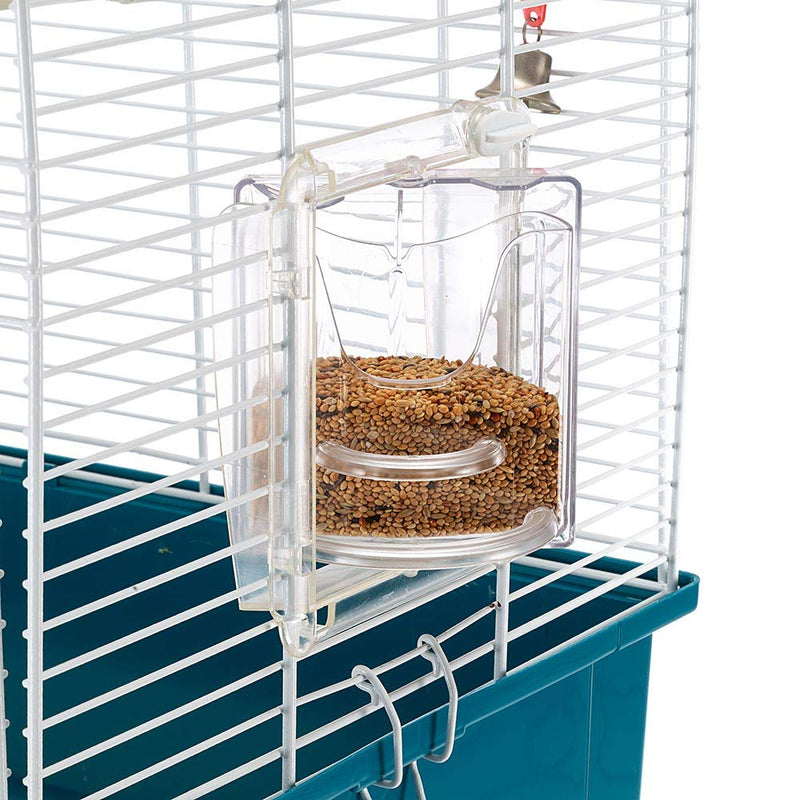 Ferplast Rectangular Shape Cage for Exotic Birds and Canaries, 49 x 30 x 48.5 cm - PawsPlanet Australia