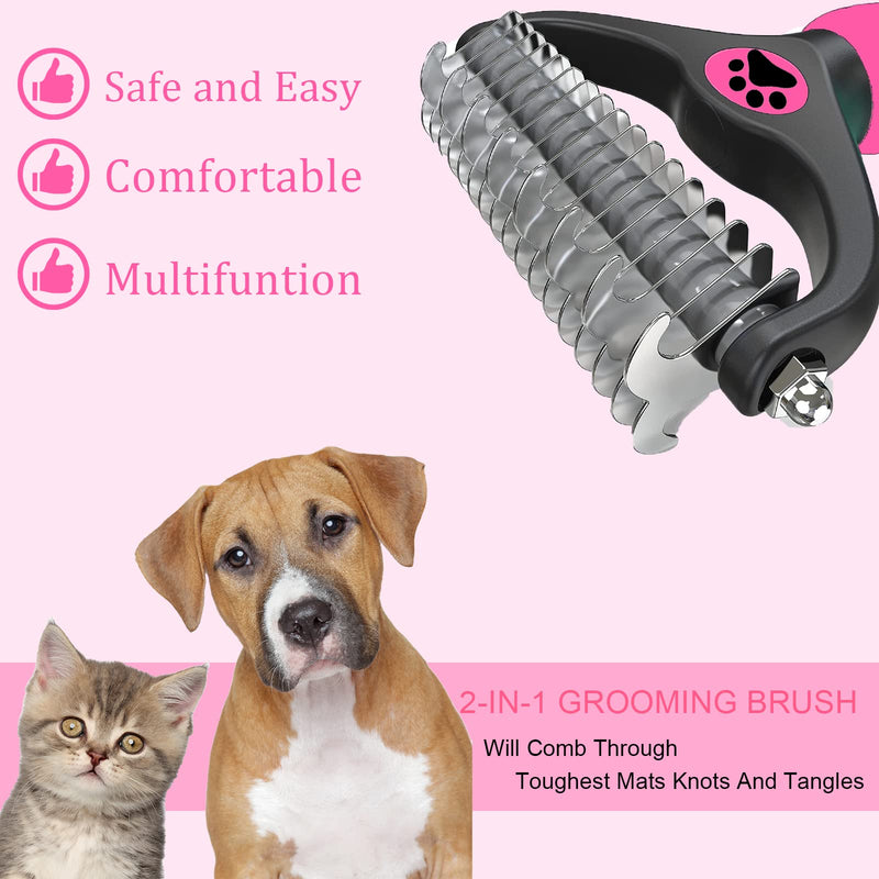 Dog brush cat brush pet for dogs and cats with long hair, hair remover pet brush for removing the undercoat - PawsPlanet Australia