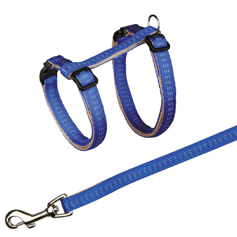 Trixie 4195 Cat Set of Harness and Lead Nylon(Assorted color) - PawsPlanet Australia