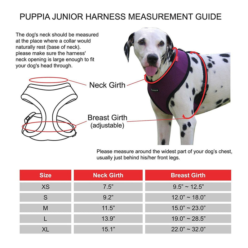 [Australia] - Puppia Authentic Junior Harness A X-Large Beige 