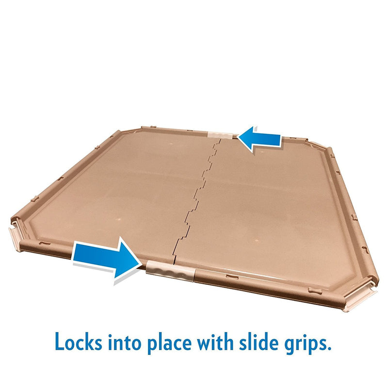 Simple Solution Dog Pad Holder | Portable Tray for Pet Training and Puppy Pads | Protection Against Pad Leakage, Bunching, and Shredding | Fits Pads 21 x 21 Inches or Larger Single - PawsPlanet Australia