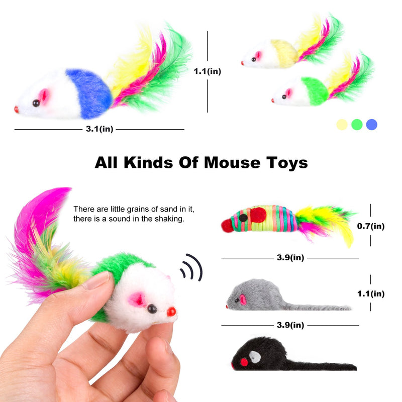 [Australia] - Simply-Me Cat Toys, 20 Pieces Interactive Toys Gift Set for Cats 