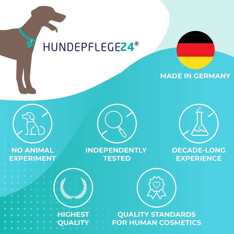 Hundepflege24 - Ear drops for dogs 2x 50ml - Ear mite treatment for dogs, cats and other pets - 100% natural & vegan ear care against itching, fungi & acariasis - PawsPlanet Australia