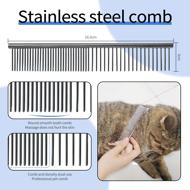 Cat brush, dog brush long hair, animal hair brush, pet hair remover cleaning button - PawsPlanet Australia
