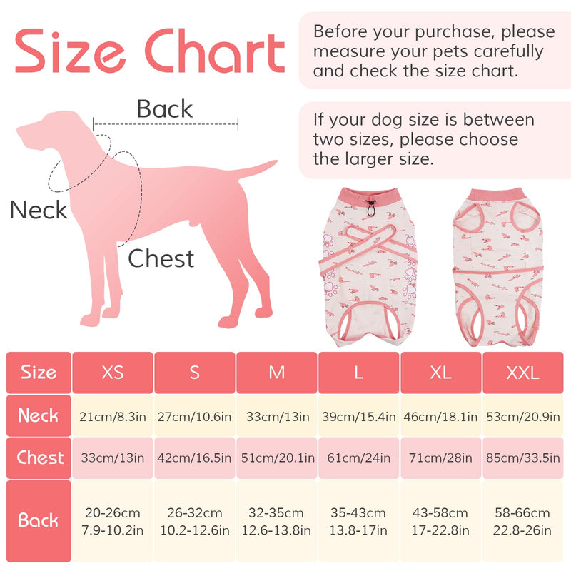 PUMYPOREITY Surgical Suit for Dogs, Healing Suits for Dogs Body Operation Anti-Licking Vest Animal Vest Pet Surgical Suit Abdominal Wounds and Skin Protection for Female Male Dogs (Fox, XXL) Fox - PawsPlanet Australia