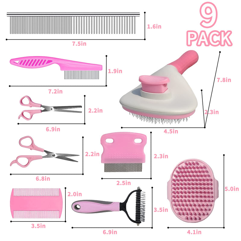 Ultimate Dog Grooming Brush Shedding Kit, Complete Grooming Solution for Shedding Dogs - Slicker Brush, Deshedding Tool, and Grooming Comb - Suitable for All Breeds and Sizes - Promotes Healthy Skin and Coat, Reduces Shedding - PawsPlanet Australia