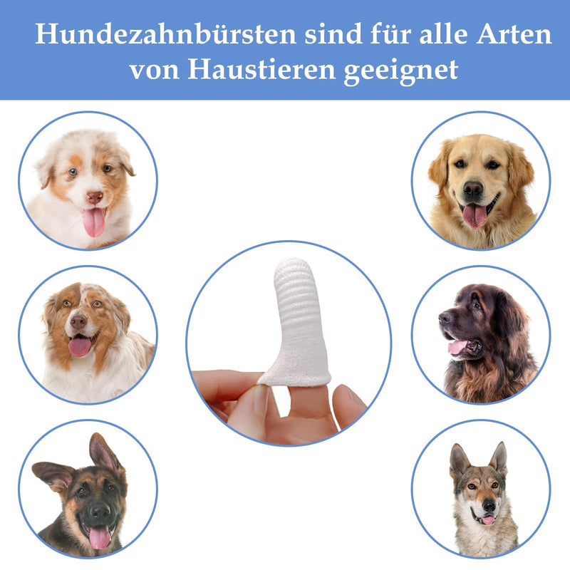 Pack of 20 dog toothbrush finger toothbrush, dog toothbrush for small dogs, pet finger toothbrush, dog finger toothbrush, cat toothbrush, anti-plaque finger toothbrush, dog dental care - PawsPlanet Australia