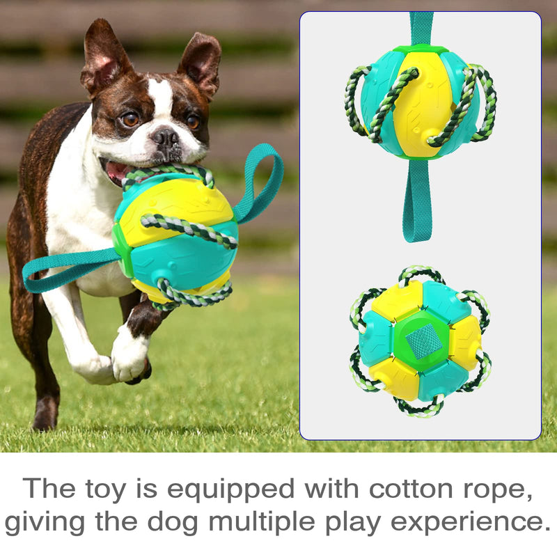 USWT FFDOG Dog Goliath Game Flying-Ball Discs Fly Saucer Toy Puppy Doggy Toys Balls Bulk for Small/Medium/Large Chewers Dogs Birthday Gift Flying-Ball Discs Toys - PawsPlanet Australia