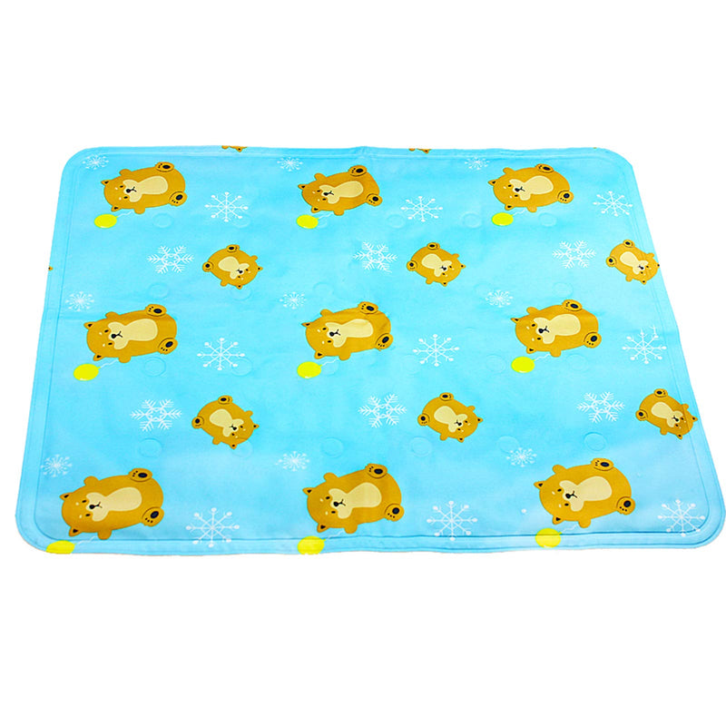 RPGT Pet Dog Cat Self Cooling Mat Pad Portable Self Cooling Mat Washable Bed Mat Non-Slip Water Resistant - No Water or Electricity Needed Medium - PawsPlanet Australia