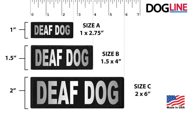 [Australia] - Dogline Deaf Dog Removable Patches X-Small 