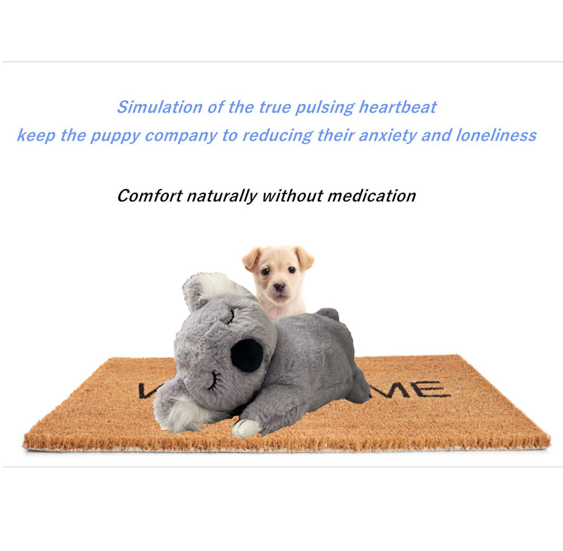 PULEIDI Heartbeat Dog Toy for Puppy - Puppy Dog Behavioral Aid Comfort Toy for Anxiety Relief,Sleep Aid with Heartbeat Simulator Koala toy - PawsPlanet Australia