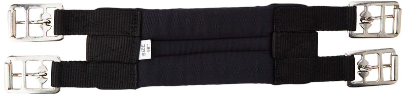 Rhinegold Cotton Padded Girth 16" Black - PawsPlanet Australia