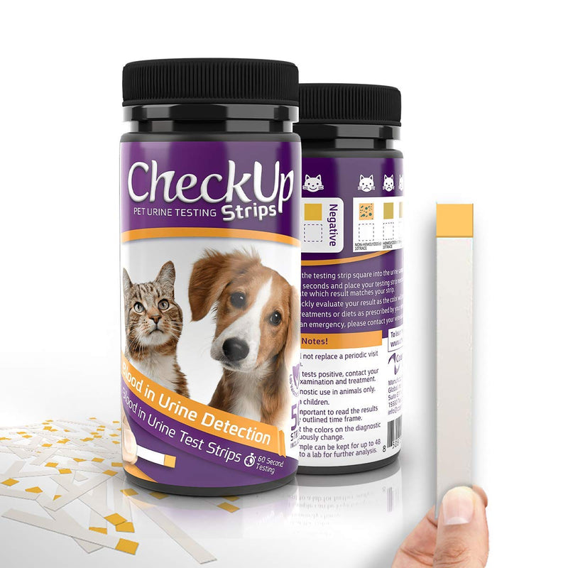 KIT4CAT CheckUp Blood in The Urine Testing Strips for Cats and Dogs - Detection of Blood in The Urine x 50 Blood in Urine Test - PawsPlanet Australia