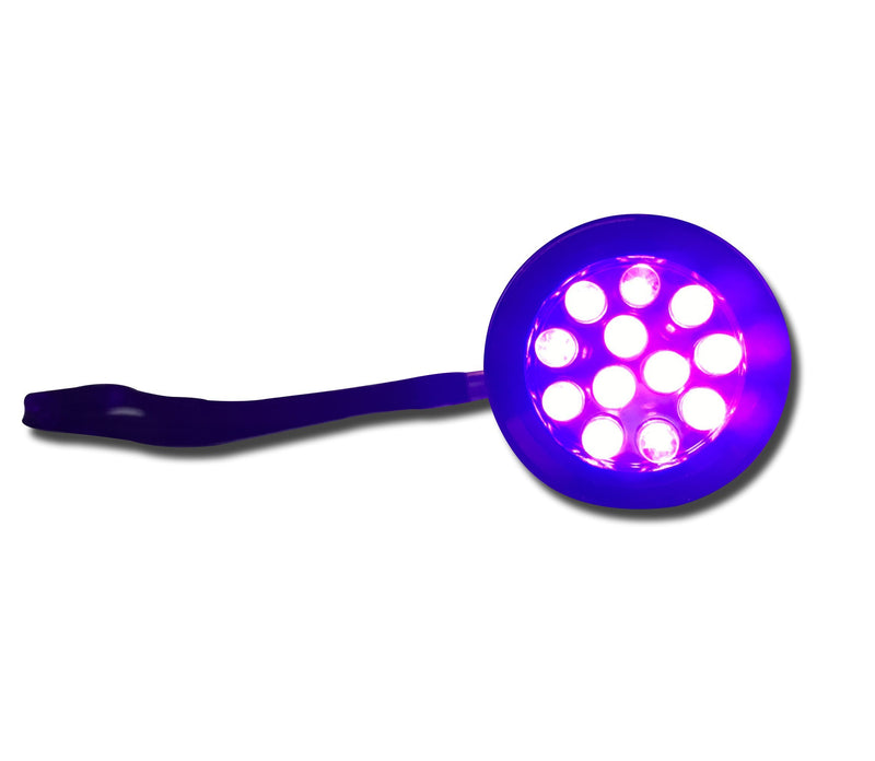 [Australia] - Ciao Chow Compact and Bright LED UV Blacklight Flashlight - Pet Urine Detector Kit - Free Safety Glasses, Batteries, and User Guide Included 