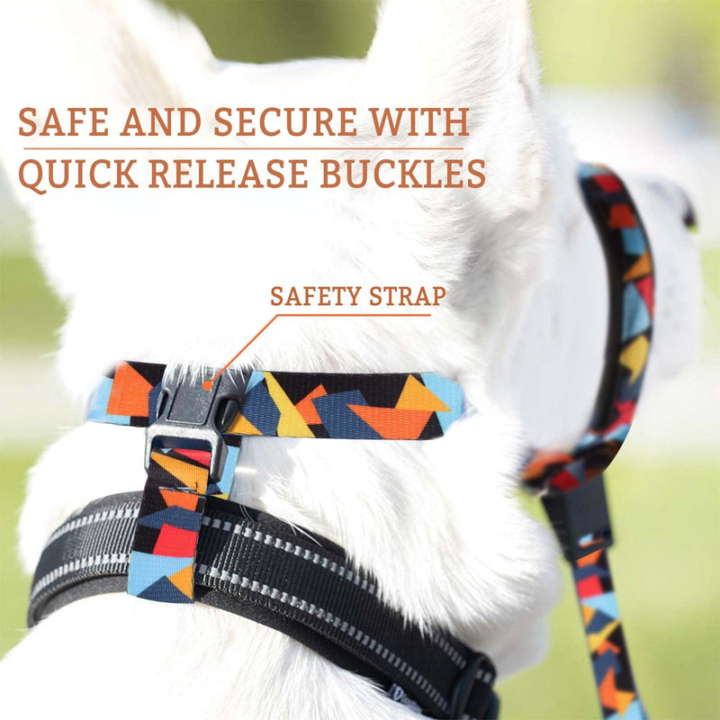 Dog halter, FainFun dog head halter, dog head harness, halter for dogs, dog halter for large dogs, preventing dangerous pulling of dogs on walks (L) L - PawsPlanet Australia