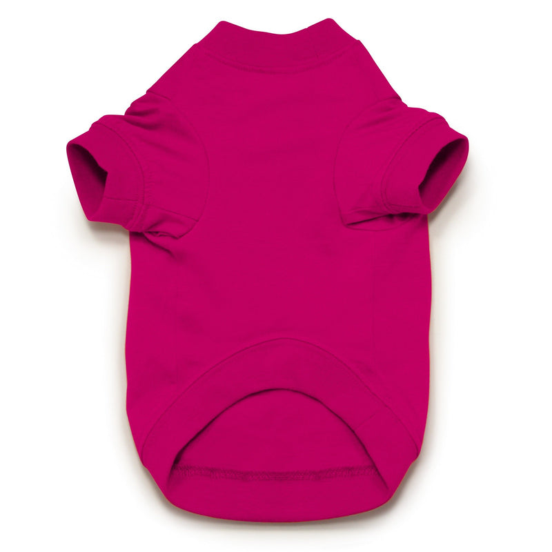 Zack & Zoey Basic Tee Shirt for Dogs, 10" X-Small, Pink - PawsPlanet Australia