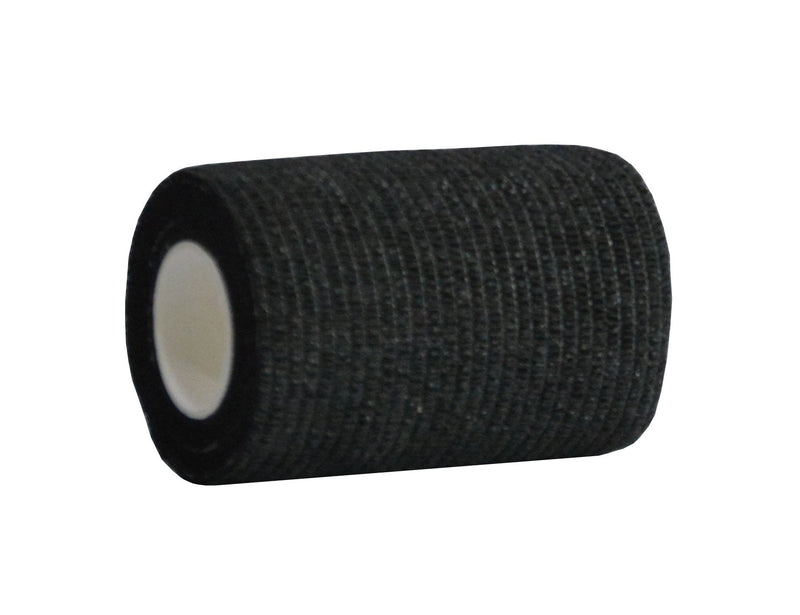 Risscly Black 7.5cm cohesive Bandages Adhesive Bandage Vet wrap Medical Tape Sticky Bandage 6 Rolls - PawsPlanet Australia