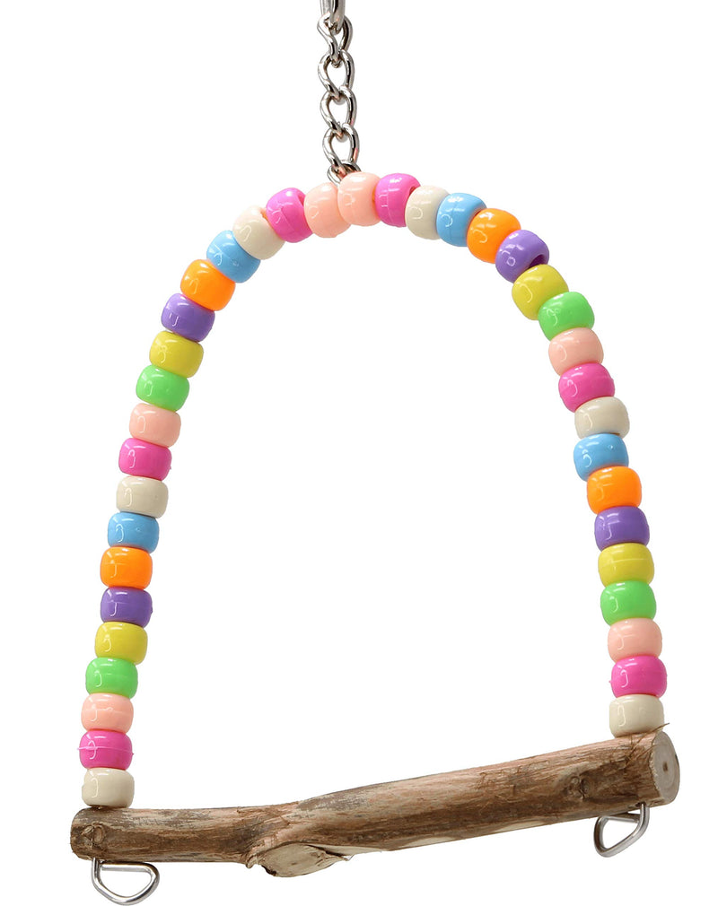 Bonka Bird Toys 940 Tiny Pastel Swing Parrot Bird Toy Finch Parrotlet Cages Parrot Cage Parakeet Cockatiel Budgie Perch - PawsPlanet Australia