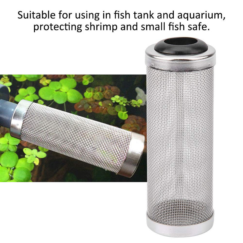 [Australia] - Pssopp Aquarium Filter Guard - Stainless Steel Fish Tank Fish Shrimp Mesh Net Filter Case Cover Guard 12mm 