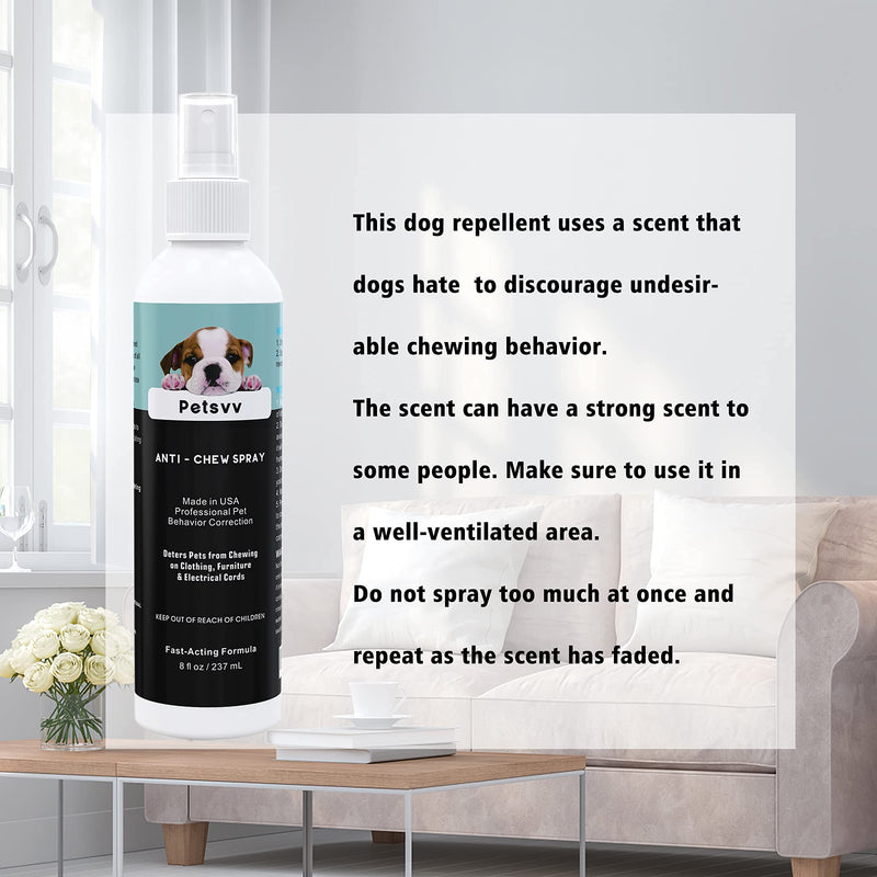 Anti Chew Spray for Dogs, No Chew Spray for Dogs and Puppies, Bitter Dog Deterrent Spray to Stop Biting, Protect Household Items Blue - PawsPlanet Australia