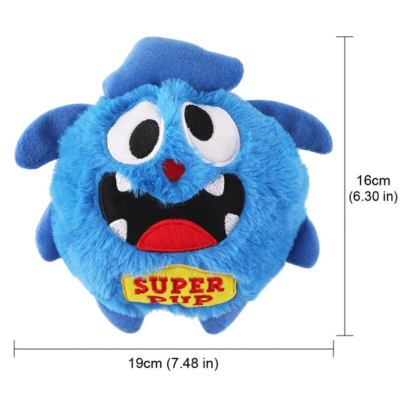 [Australia] - Petbobi Upgrade Dog Toys Interactive Monster Plush Giggle Ball Shake Squeak Crazy Bouncer Toys Exercise Electronic Toy for Puppy Motorized Entertainment for Pets 