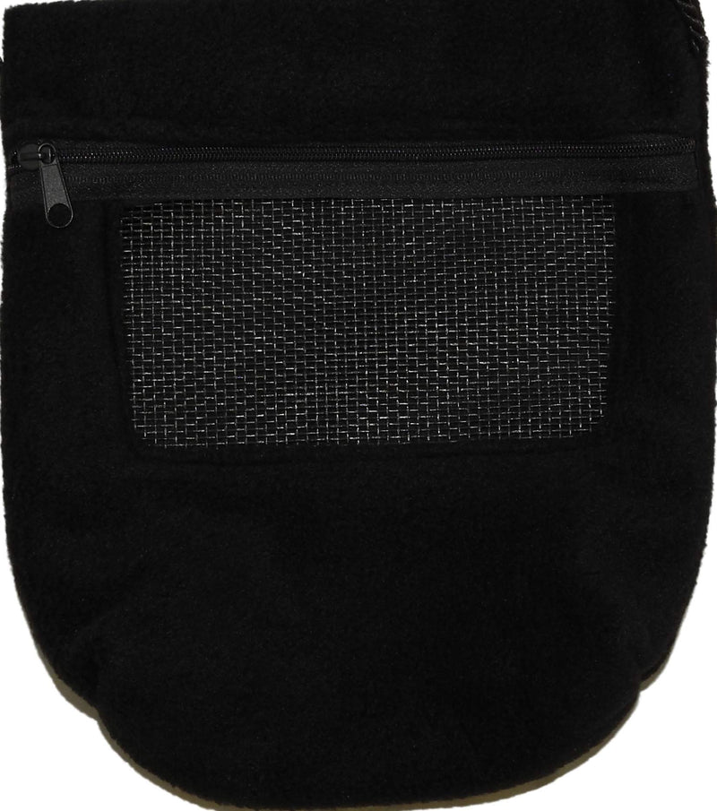 Bonding Carry Pouch for Sugar Gliders and Other Small Pets (Multiple Styles Available) Black - PawsPlanet Australia