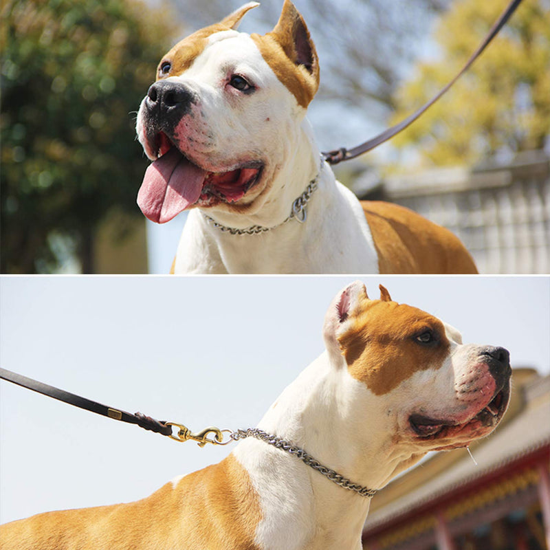 [Australia] - Petsvv Heavy Chain Dog Training Choke Collar for Growing Dogs 3 Pack 