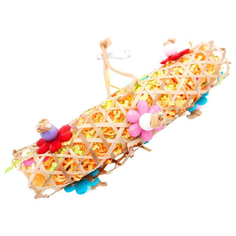 Bac-kitchen Parrot cage Toys Bird Swing Toys Parrot Shredder Toy Shred Foraging Hanging Cage Toy Wood Beads Bells Wooden Hammock Hanging Toys for Budgie Lovebirds Conures Parakeet 5 Pack - PawsPlanet Australia