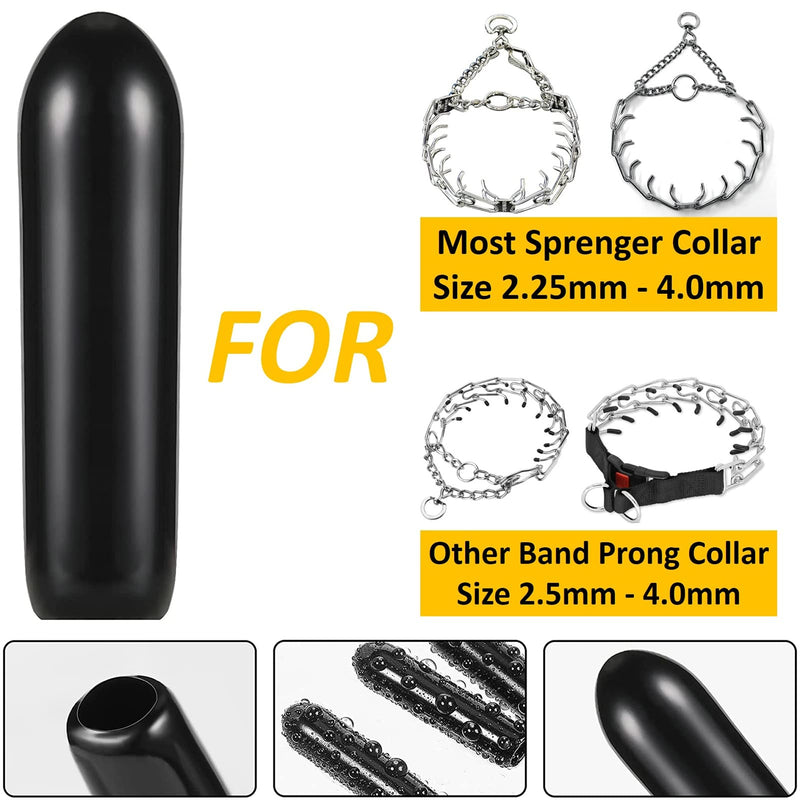 Prong Collar Covers, 50 Tips per Pack Dog Prong Collar Tips, 2.5mm - 4.0mm Vinyl Comfort Tips for Prong Collar 2.5mm 50 Count (Pack of 1) - PawsPlanet Australia