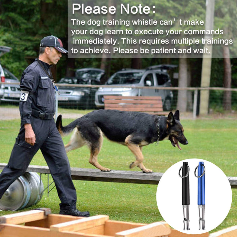 [Australia] - Aoche Dog Whistle to Stop Barking,Adjustable Pitch Ultrasonic Dog Training Whistle Silent Bark Control- 1 Pack Dog Whistle with 1 Free Lanyard Strap 2 