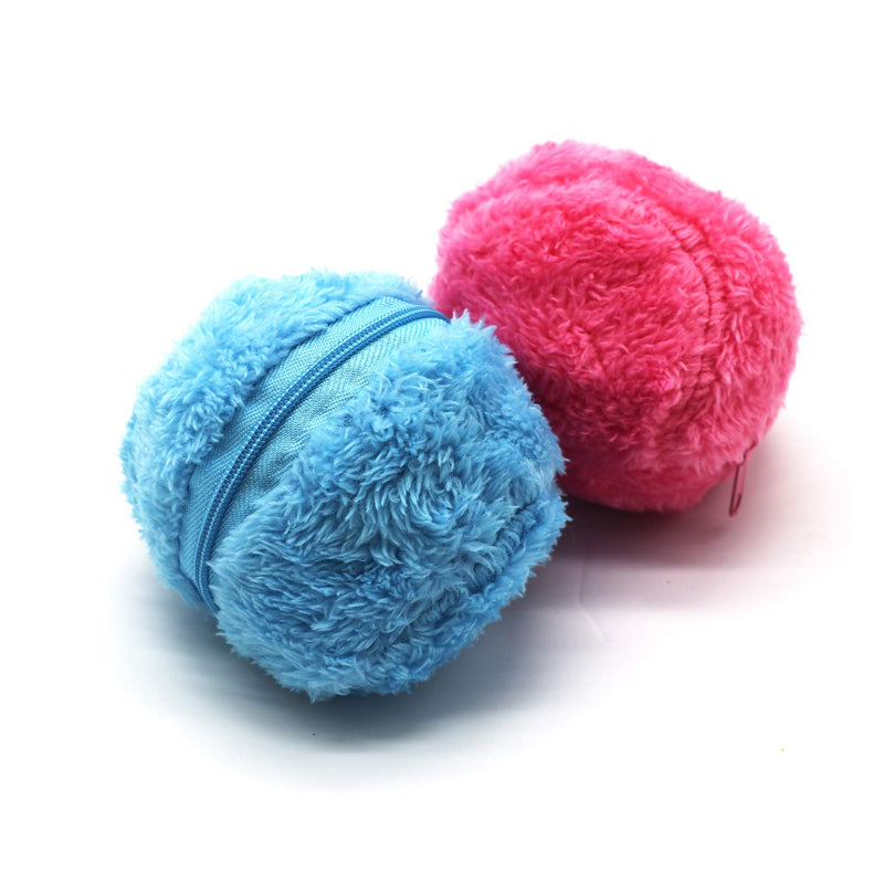 [Australia] - Magic Roller Ball Toy Automatic Roller Ball Magic Ball for Dog 1 Rolling Ball 4 Color Ball Cover Cleaning Home Dog Toys Balls 5 Pack 