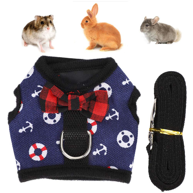 Rabbit Chest Strap Harness Small Animals Vest Strap Pet Pet Harness Harness Hamster Harness for Small Animals Rabbits Hamsters Cats (S) S - PawsPlanet Australia