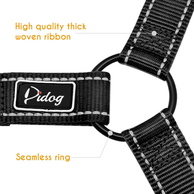 [Australia] - Didog Dog Vehicle Car Harness for Car Travel Walking,Adjustable Dog Leashes Fit Small Medium Large Dogs Black 