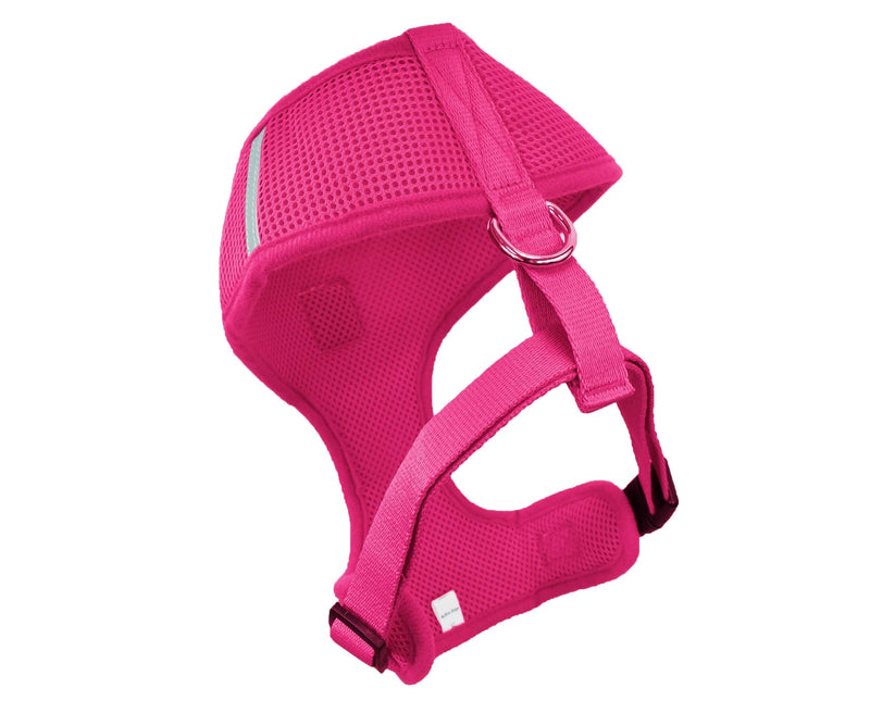 [Australia] - Active Dogs Dog Harness No Pull & No Choke Adjustable Pet Vest Harness for Dogs Reflective Adjustable Breathable Front Clip Pet Harness for Small Medium and Large Dogs X-Large Pink 