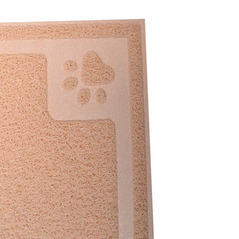 Darkyazi Pet Feeding Mat Large for Dogs and Cats,24"×16" Flexible and Easy to Clean Feeding Mat,Best for Non Slip Waterproof Feeding Mat Beige - PawsPlanet Australia