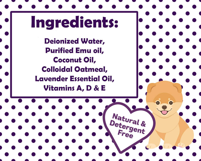 [Australia] - Speak Pet Products Natural Moisturizing Calming Lavender Conditioning Spray, 17 Ounce Bottle 