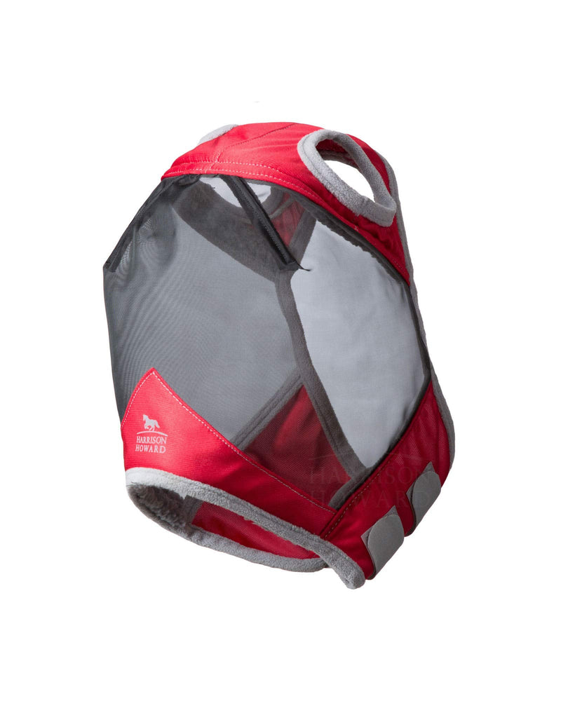Harrison Howard CareMaster Pro Luminous Fly Mask Standard Ruby (XL; Extra Full) - PawsPlanet Australia