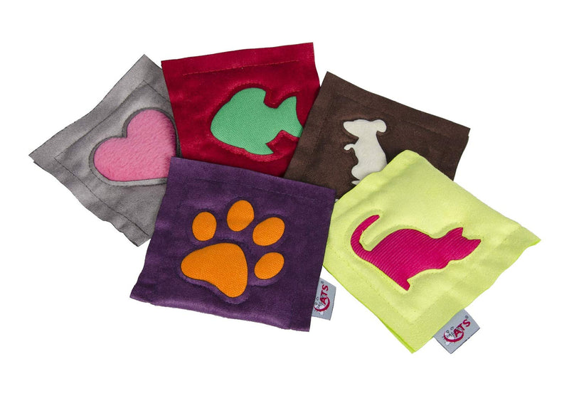 4cats Catnip Pillow Cushion for Cats, Multi-Coloured - PawsPlanet Australia