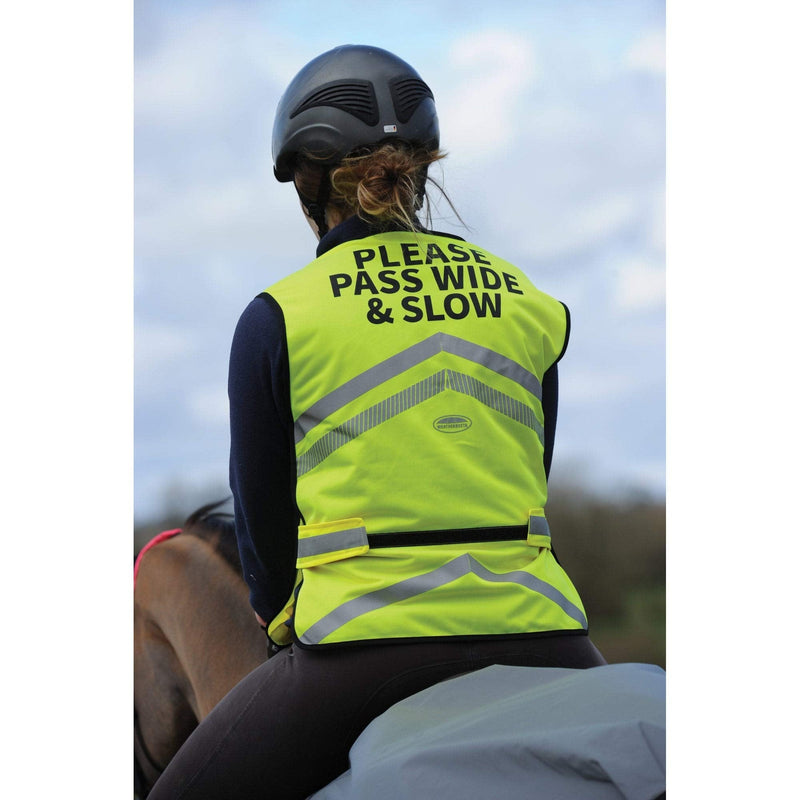 Weatherbeeta Reflective Hi-Vis Adults Waistcoat - Yellow XS - PawsPlanet Australia