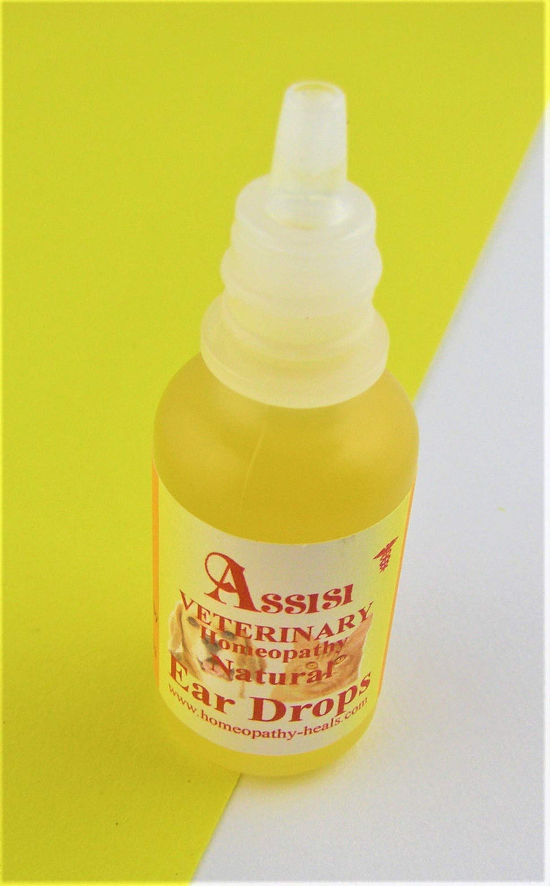 ASSISI VETERINARY Natural Ear Drops Dogs Cats Small Animals containing Verbascum oil 15ml - PawsPlanet Australia