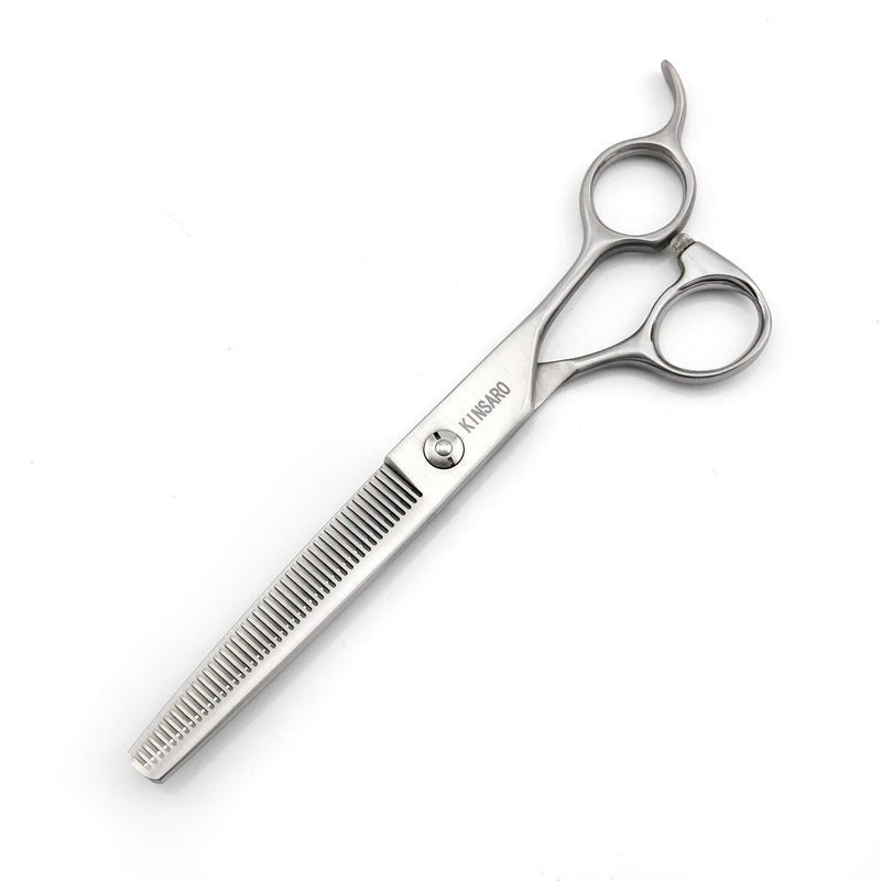 [Australia] - KINSARO Dog Grooming Scissors Dog Grooming Chunkers Dog Grooming Shears Dog Thinning Scissors for Dog 7" 6.75" Matte Silver 6.75" 46 Teeth Thinning 