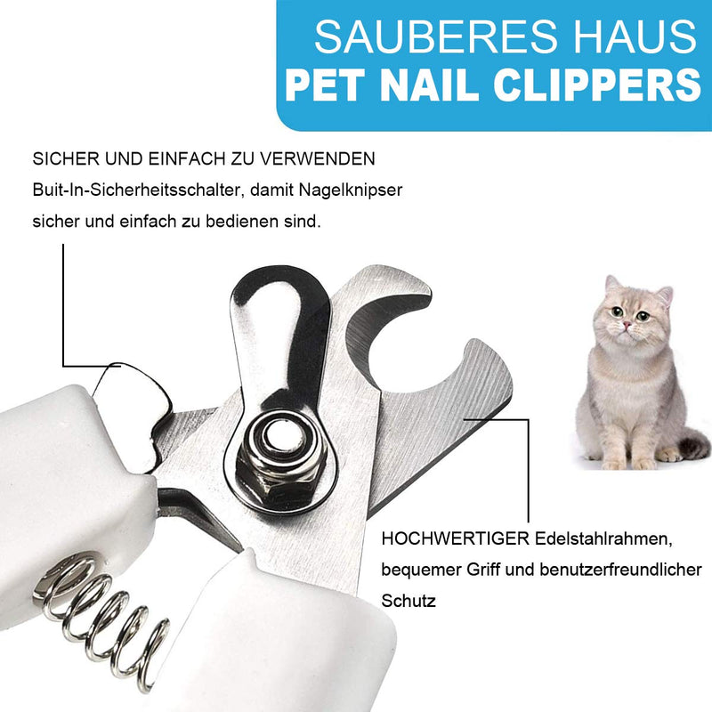 Claw scissors, professional claw care, claw pliers with safe spacer and claw file for large and medium-sized dogs and cats in the pet salon... - PawsPlanet Australia
