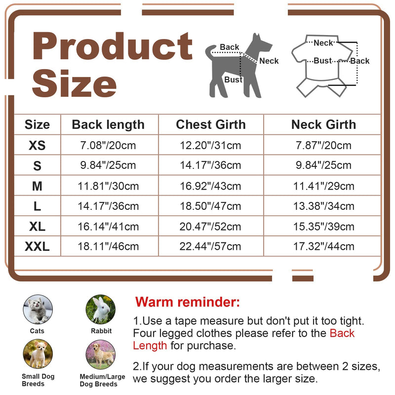 Dog Pajamas for Small Dog Girl Boy Puppy Pjs Jammies 4 Leg Dog Clothes for Chihuahua Yorkie Summer Onesies Jumpsuit Clothing for Pet Dogs Male Female (Medium, Monkey) Medium - PawsPlanet Australia