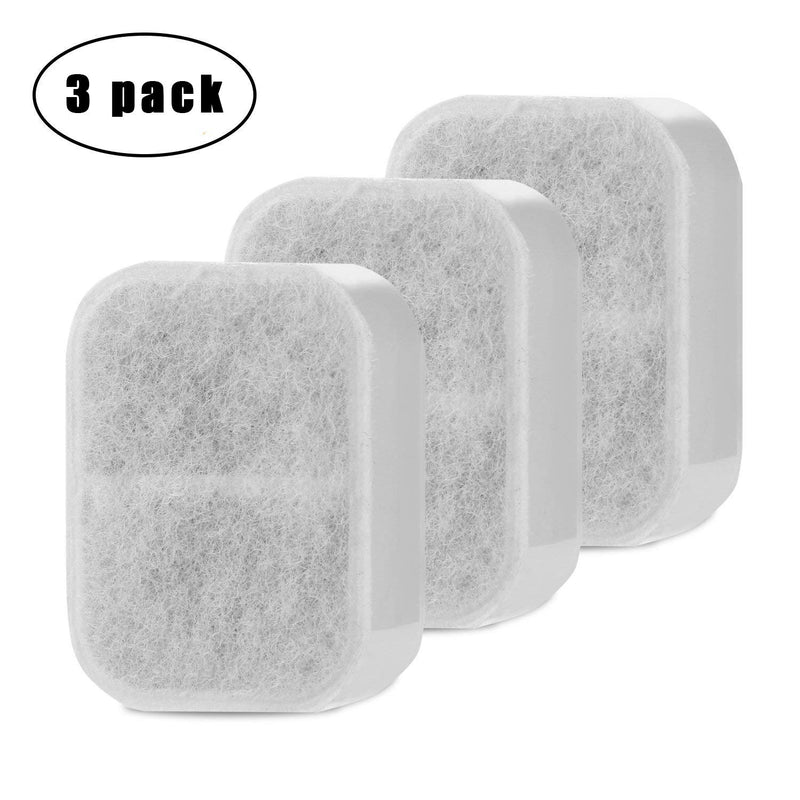 OWNPETS Replacement Cotton Activated Carbon Filters for Cat Dog, Pet Water Drinking Fountain 3 Packs - PawsPlanet Australia