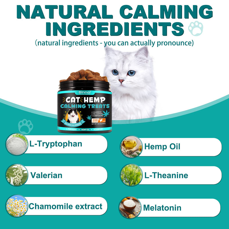 Calming Treats for Cat and Dog, Pets Purest Soft Calming Chews for Anxiety, Stress Relief, Delicious and Healthy Snack for Cats - Chicken Flavor (200g, 200 Count) Chicken Flavor - PawsPlanet Australia