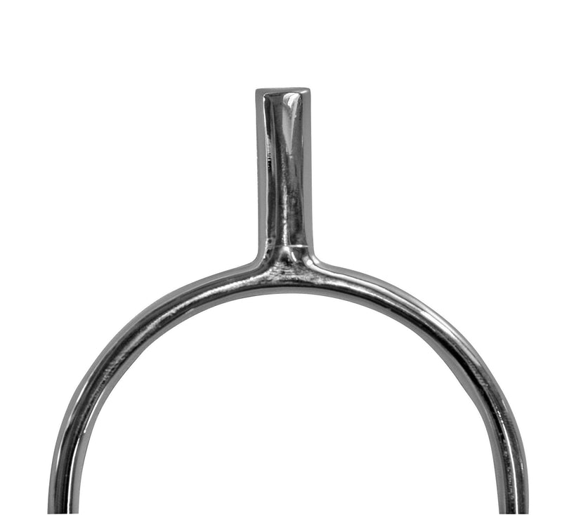 Kerbl Men's Straight Spurs with Straps-Metallic, 30 mm 15 mm Metallic - PawsPlanet Australia